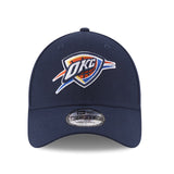 海外取寄 ニューエラ キャップ 9FORTY オクラホマシティ サンダー 2025 NBA FINALS SIDE PATCH STRAPBACK CAP NAVY