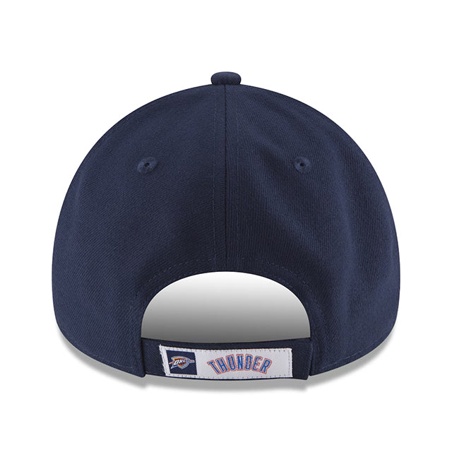 海外取寄 ニューエラ キャップ 9FORTY オクラホマシティ サンダー 2025 NBA FINALS SIDE PATCH STRAPBACK CAP NAVY
