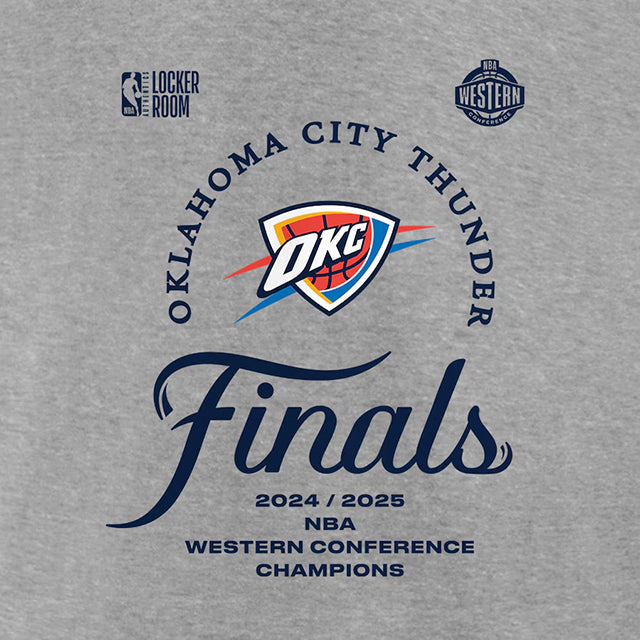 海外取寄 Tシャツ オクラホマシティ サンダー 2025 NBA WESTERN