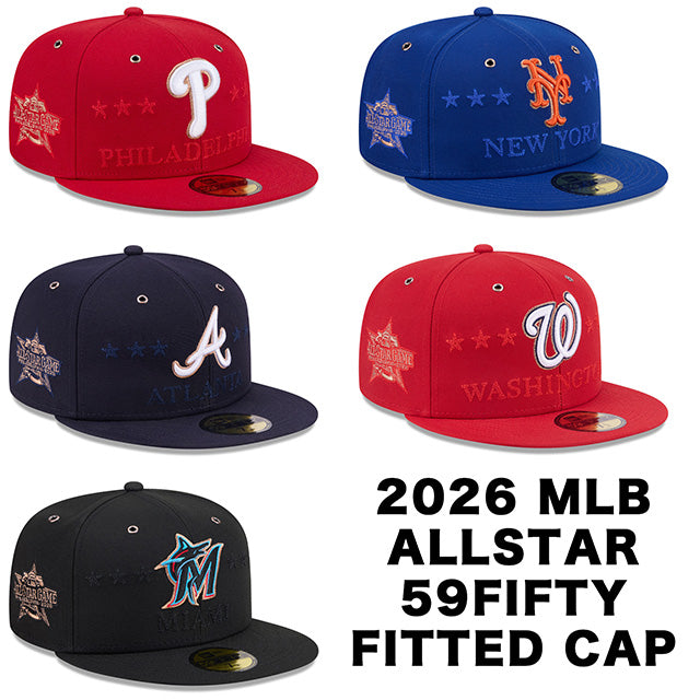 海外取寄 2026 MLB オールスターモデル ニューエラ キャップ 59FIFTY 2026 MLB ALL-STAR GAME FITTED CAP