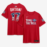 海外取寄 大谷翔平モデル ナイキ 2026 MLB オールスター Tシャツ 2026 MLB ALL-STAR GAME NATIONAL LEAGUE NAME&NUMBER T-SHIRT RED