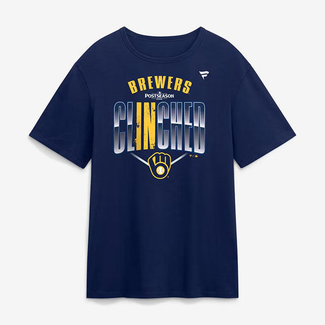 海外取寄 ミルウォーキー ブルワーズ Tシャツ 2026 POSTSEASON LOCKER ROOM T-SHIRT NAVY