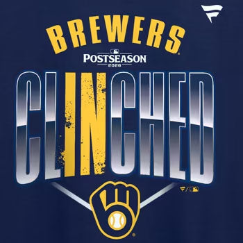 海外取寄 ミルウォーキー ブルワーズ Tシャツ 2026 POSTSEASON LOCKER ROOM T-SHIRT NAVY