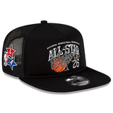 海外取寄 ニューエラ キャップ 9FIFTY × ALPHA INDUSTRIES × 2026 NBA ALL-STAR GAME SNAPBACK TRUCKER CAP BLACK
