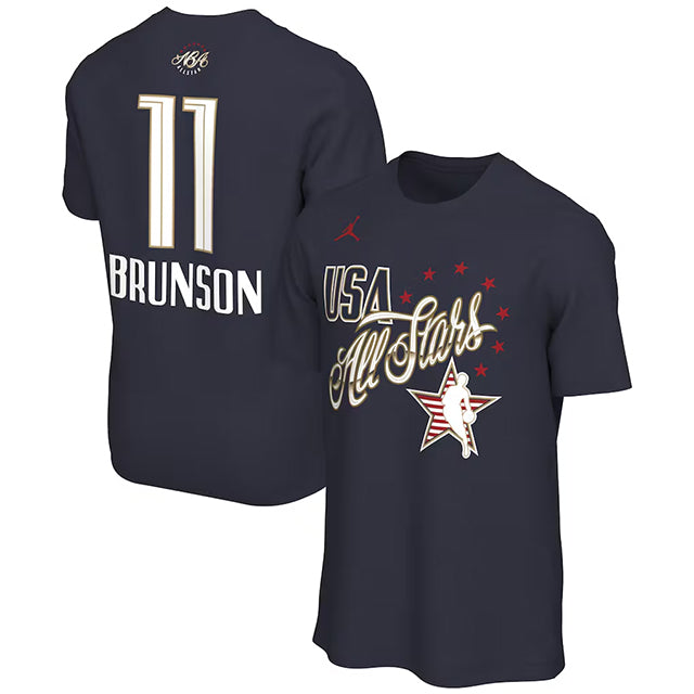 海外取寄 ジェイレン ブランソンモデル ジョーダンブランド Tシャツ 2026 NBA ALL-STAR GAME NAME&NUMBER T-SHIRT NAVY