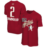 海外取寄 ケイド カニングハムモデル ジョーダンブランド Tシャツ 2026 NBA ALL-STAR GAME NAME&NUMBER T-SHIRT RED