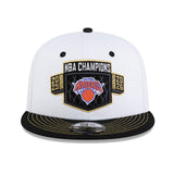 53年振りNBAファイナル優勝 海外取寄 ニューエラ キャップ 9FIFTY ニューヨーク ニックス 2026 NBA FINALS CHAMPIONS LOCKER ROOM SNAPBACK WHITE-BLACK