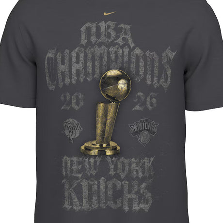 53年振りNBAファイナル優勝 海外取寄 ナイキ Tシャツ ニューヨーク ニックス 2026 NBA FINALS CHAMPIONS LIMITED EDITION LOCKER ROOM T-SHIRT GREY
