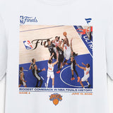海外取寄 ニューヨーク ニックス Tシャツ NBA FINALS BIGGEST COMEBACK T-SHIRT WHITE