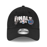 NBAファイナルモデル 海外取寄 サンアントニオ スパーズ vs ニューヨーク ニックス ニューエラ キャップ 9TWENTY 2026 NBA FINALS MATCHUP ADJUSTABLE CAP BLACK