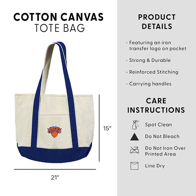 海外取寄 トートバッグ ニューヨーク ニックス COLORED STRAP CANVAS TOTE BAG IVORY