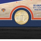 OG アヌノビーモデル 海外取寄 額入りコラージュフレーム ニューヨーク ニックス THE GREATEST COMEBACK NBA FINALS 2026 GAME 4 BRONZE COIN PHOTO MINT