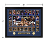 53年振りNBAファイナル優勝 ニューヨーク ニックス 海外取寄 額入りコラージュフレーム 2026 NBA CHAMPIONS MEMORABLE MOMENTS BRONZE COIN PHOTO MINT
