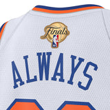 53年振りNBAファイナル優勝 ニューヨーク ニックス 海外取寄 ナイキ レプリカユニフォーム 2026 NBA FINALS CHAMPIONS ALWAYS 26 SWINGMAN JERSEY ASSOCIATION EDITION WHITE
