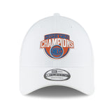 53年振りNBAファイナル優勝 海外取寄 ニューエラ キャップ 9FORTY ニューヨーク ニックス 2026 NBA FINALS CHAMPIONS ADJUSTABLE CAP WHITE