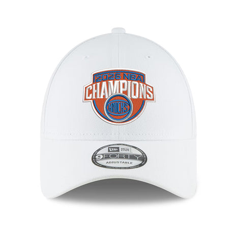 53年振りNBAファイナル優勝 海外取寄 ニューエラ キャップ 9FORTY ニューヨーク ニックス 2026 NBA FINALS CHAMPIONS ADJUSTABLE CAP WHITE