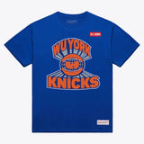 海外取寄 ニューヨーク ニックス × ウータンクラン × ミッチェルアンドネス Tシャツ WU YORK T-SHIRT BLUE