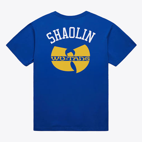 海外取寄 ニューヨーク ニックス × ウータンクラン × ミッチェルアンドネス Tシャツ WU YORK T-SHIRT BLUE