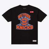海外取寄 ニューヨーク ニックス × ウータンクラン × ミッチェルアンドネス Tシャツ WU YORK BLACK