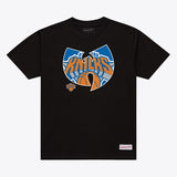 海外取寄 ニューヨーク ニックス × ウータンクラン × ミッチェルアンドネス Tシャツ BLACK
