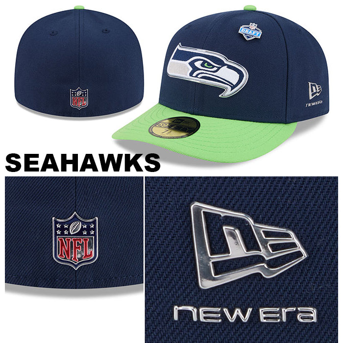 2026 NFL ドラフト選手着用 ニューエラ キャップ 59FIFTY PRECURVED NFL DRAFT FITTED CAP