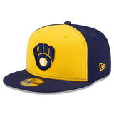 2026 ワールドシリーズ優勝モデル 海外取寄 ニューエラ キャップ 59FIFTY ミルウォーキー ブルワーズ オルタネイト