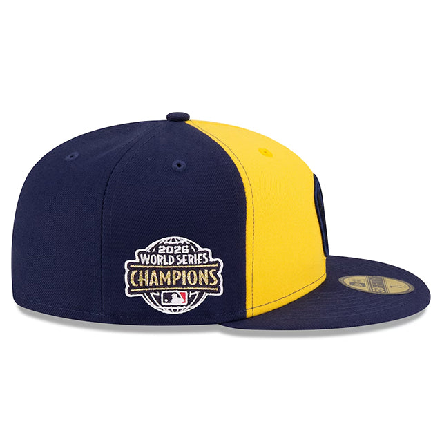 2026 ワールドシリーズ優勝モデル 海外取寄 ニューエラ キャップ 59FIFTY ミルウォーキー ブルワーズ オルタネイト