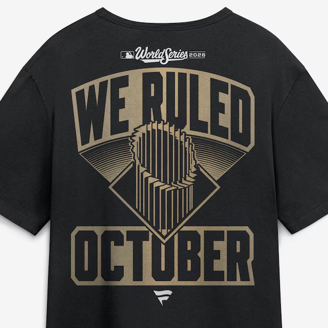 ワールドシリーズ優勝記念ロッカールームモデル 海外取寄 ミルウォーキー ブルワーズ Tシャツ 2026 WORLD SERIES CHAMPIONS LOCKER ROOM T-SHIRT BLACK