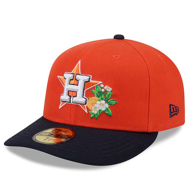 ニューエラ キャップ 海外取寄 PC59FIFTY ヒューストン アストロズ 2026 MLB SPRING TRAINING PRE-CURVED FITTED CAP ORANGE NAVY