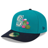 ニューエラ キャップ 海外取寄 PC59FIFTY シアトル マリナーズ 2026 MLB SPRING TRAINING PRE-CURVED FITTED CAP TEAL NAVY