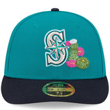 ニューエラ キャップ 海外取寄 LP59FIFTY シアトル マリナーズ 2026 MLB SPRING TRAINING LOW CROWN FITTED CAP TEAL NAVY