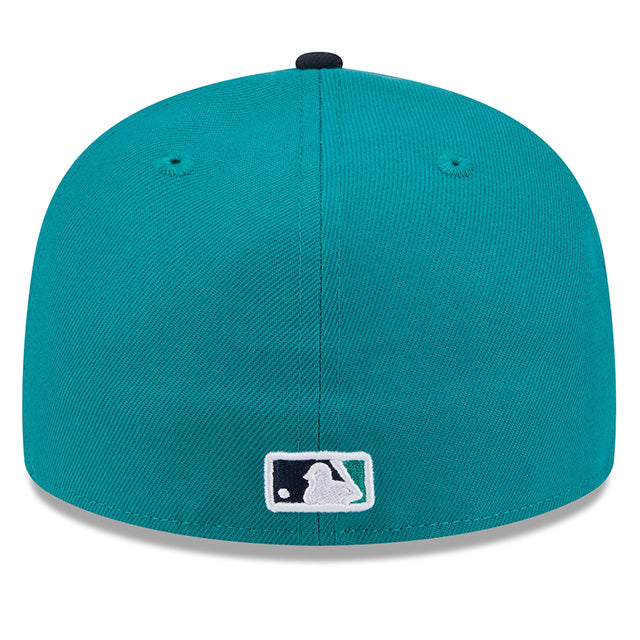ニューエラ キャップ 海外取寄 LP59FIFTY シアトル マリナーズ 2026 MLB SPRING TRAINING LOW CROWN FITTED CAP TEAL NAVY