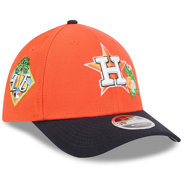 ニューエラ キャップ 海外取寄 39THIRTY M-CROWN ヒューストン アストロズ 2026 MLB SPRING TRAINING FLEX FIT CAP ORANGE NAVY
