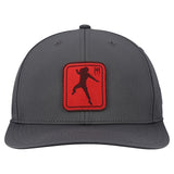 海外取寄 ローマン レインズモデル WWE キャップ スナップバック SILHOUETTE MICROSUEDE PATCH BACK 9 SNAPBACK CAP DARK GREY