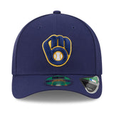 海外取寄 2025 ポストシーズンモデル ニューエラ キャップ 9FORTY M-CROWN ミルウォーキーブルワーズ MLB POSTSEASON SNAPBACK CAP NAVY