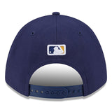 海外取寄 2025 ポストシーズンモデル ニューエラ キャップ 9FORTY M-CROWN ミルウォーキーブルワーズ MLB POSTSEASON SNAPBACK CAP NAVY