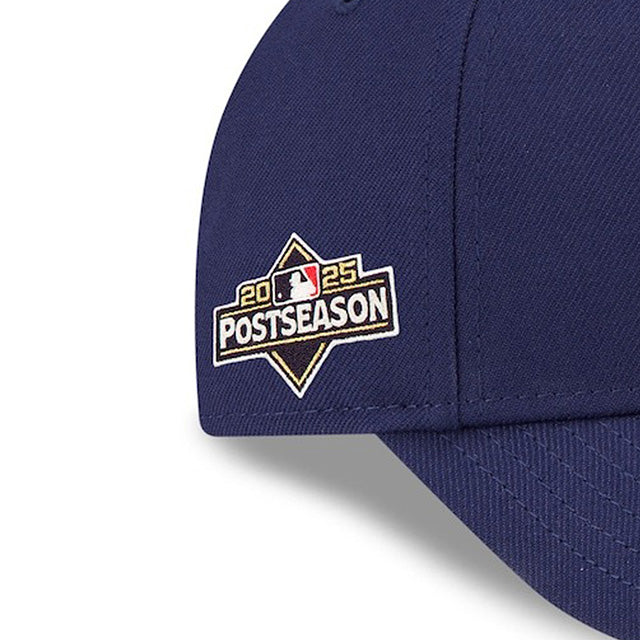 海外取寄 2025 ポストシーズンモデル ニューエラ キャップ 9FORTY M-CROWN ミルウォーキーブルワーズ MLB POSTSEASON SNAPBACK CAP NAVY