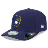 海外取寄 2025 ポストシーズンモデル ニューエラ キャップ 9SEVENTY ミルウォーキーブルワーズ MLB POSTSEASON SNAPBACK CAP NAVY