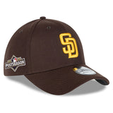 海外取寄 2025 ポストシーズンモデル ニューエラ キャップ 39THIRTY サンディエゴ パドレス MLB POSTSEASON FLEX FIT CAP BROWN