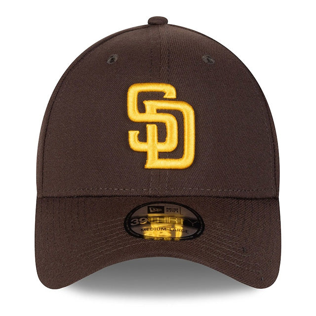 海外取寄 2025 ポストシーズンモデル ニューエラ キャップ 39THIRTY サンディエゴ パドレス MLB POSTSEASON FLEX FIT CAP BROWN