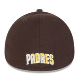 海外取寄 2025 ポストシーズンモデル ニューエラ キャップ 39THIRTY サンディエゴ パドレス MLB POSTSEASON FLEX FIT CAP BROWN