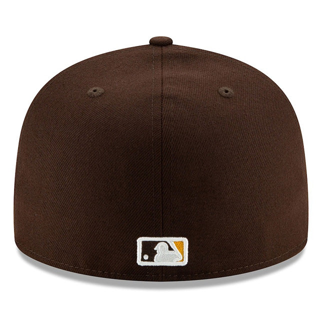 海外取寄 2025 ポストシーズンモデル ニューエラ キャップ 59FIFTY サンディエゴ パドレス MLB POSTSEASON AUTHENTIC COLLECTION FITTED CAP BROWN