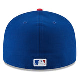 海外取寄 2025 ポストシーズンモデル ニューエラ キャップ 59FIFTY シカゴカブス MLB POSTSEASON AUTHENTIC COLLECTION FITTED CAP ROYAL