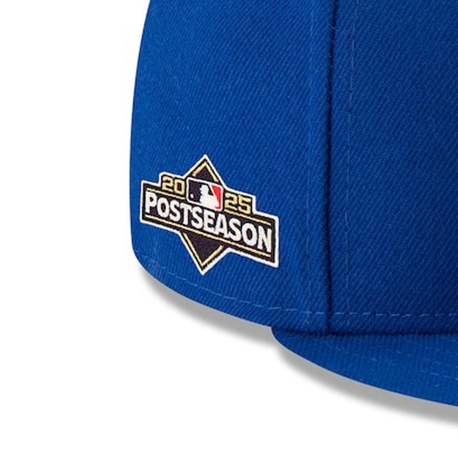 海外取寄 2025 ポストシーズンモデル ニューエラ キャップ 59FIFTY シカゴカブス MLB POSTSEASON AUTHENTIC COLLECTION FITTED CAP ROYAL