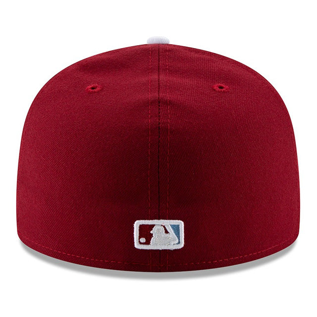 海外取寄 2025 ポストシーズンモデル ニューエラ キャップ 59FIFTY フィラデルフィア フィリーズ MLB POSTSEASON AUTHENTIC COLLECTION FITTED CAP RED