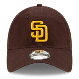 海外取寄 2025 ポストシーズンモデル ニューエラ キャップ 9TWENTY サンディエゴ パドレス MLB POSTSEASON STRAPBACK CAP BROWN