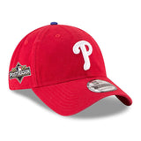 海外取寄 2025 ポストシーズンモデル ニューエラ キャップ 9TWENTY フィラデルフィア フィリーズ MLB POSTSEASON STRAPBACK CAP RED