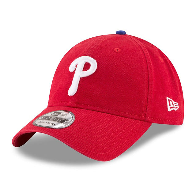 海外取寄 2025 ポストシーズンモデル ニューエラ キャップ 9TWENTY フィラデルフィア フィリーズ MLB POSTSEASON STRAPBACK CAP RED