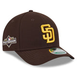 海外取寄 2025 ポストシーズンモデル ニューエラ キャップ 9FORTY M-CROWN サンディエゴ パドレス MLB POSTSEASON SNAPBACK CAP BROWN