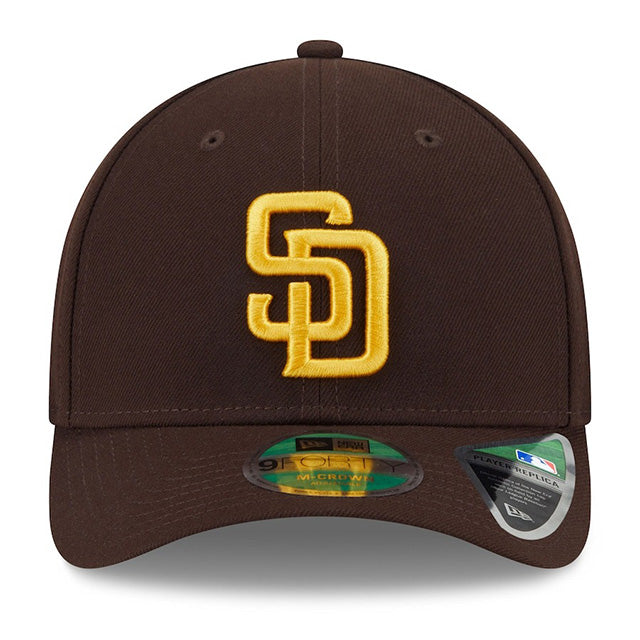 海外取寄 2025 ポストシーズンモデル ニューエラ キャップ 9FORTY M-CROWN サンディエゴ パドレス MLB POSTSEASON SNAPBACK CAP BROWN